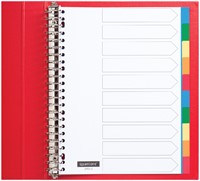 Tabblad Quantore 23rings pp 10-delig assorti 1 Set