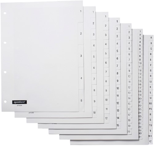 Tabblad Quantore 4rings pp 1-10 wt 1 Set-2