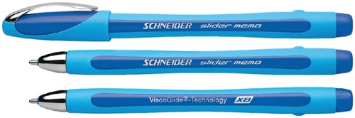 Balpen Schneider Memo XB blauw 1 Stuk