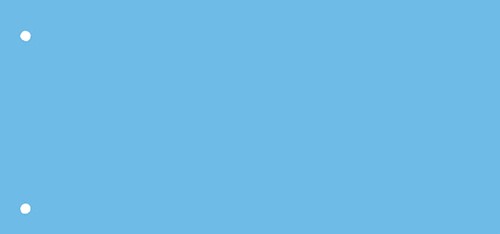 Scheidingsstrook Qbasic 225x120mm 50vel blauw 50 Vel