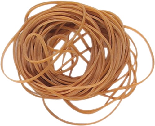 Elastiek Standard 12 40x1.5mm 500gr 3300st bruin 500 Gram
