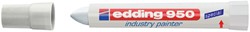 Viltstift edding 950 pasta rond 10mm wit 1 Stuk