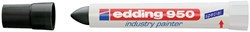 Viltstift edding 950 pasta rond 10mm zwart 1 Stuk