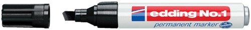 Viltstift edding 1 schuin 1-5mm zwart 1 Stuk