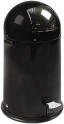 Afvalbak EKO Kickcan 33 liter mat zwart 1 Stuk