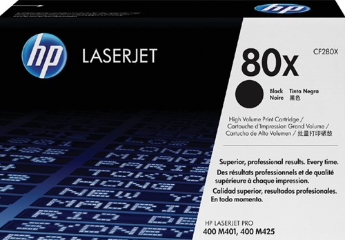 Tonercartridge HP CF280X 80X zwart 1 Stuk