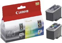 Inktcartridge Canon PG-40 + CL-41 zwart + kleur 2 Stuk-2