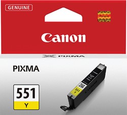 Inktcartridge Canon CLI-551 geel 1 Stuk