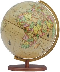 Globe Columbus Renaissance 30cm 603016/H voet hout 1 Stuk