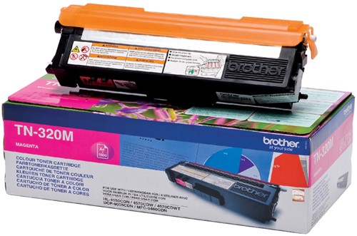 Toner Brother TN-320M rood 1 Stuk