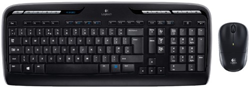 Toetsenbord Logitech MK330 Qwerty muis drl zwart 1 Stuk