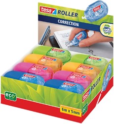 Correctietape tesa eco mini 5mmx6m doos à 16st 1 Stuk
