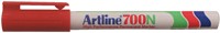 Viltstift Artline 700 rond 0.7mm rood 1 Stuk-2