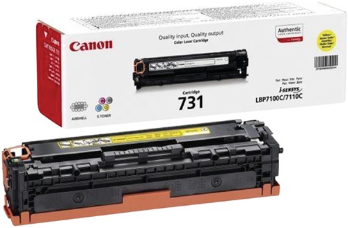 Tonercartridge Canon 731 geel 1 Stuk