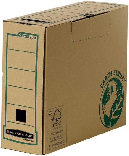 Opbergdoos Bankers box earth 100mm A4 transfer 1 Stuk