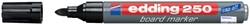 Whiteboardmarker edding 250 rond 1.5-3mm zwart 1 Stuk