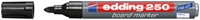 Whiteboardmarker edding 250 rond 1.5-3mm zwart 1 Stuk