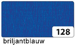 Crêpepapier Folia 250x50cm nr128 briljantblauw 1 Stuk