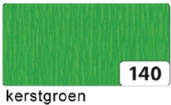 Crêpepapier Folia 250x50cm nr140 kerstgroen 1 Stuk