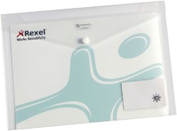 ENVELOPTAS REXEL ICE ID A4 TRANSPARANT 5 Stuk