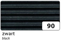 Golfkarton Folia E-golf 50x70cm 250gr nr90 zwart 1 Stuk