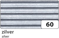 Golfkarton Folia E-golf 50x70cm 250gr nr60 zilver 1 Stuk