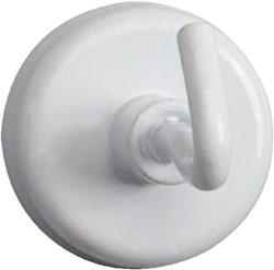 Haakmagneet MAUL 25mm 3kg wit 5 Stuk