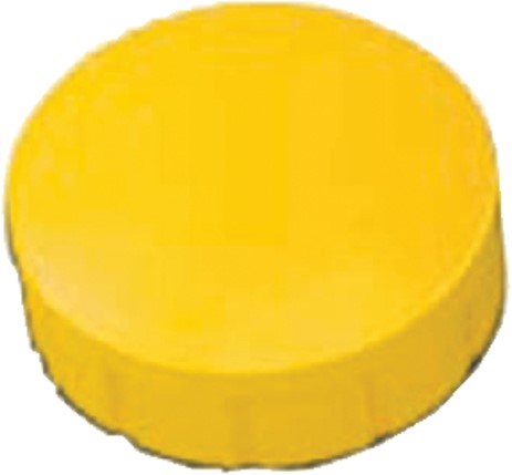 Magneet MAUL Solid 15mm 150gr geel 10 Stuk