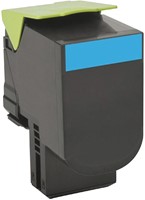 Tonercartridge Lexmark 70C20C0 / 70C20CE blauw 1 Stuk-2