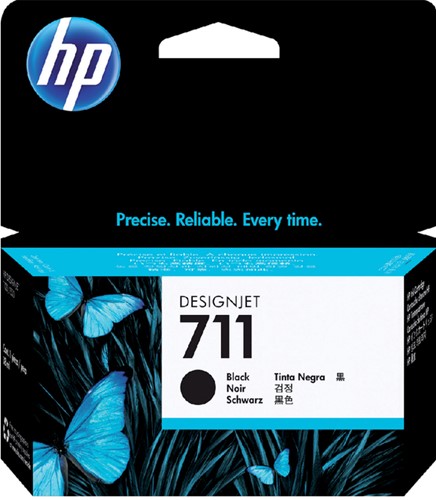 Inktcartridge HP CZ129A 711 zwart 1 Stuk