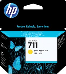 Inktcartridge HP CZ132A 711 geel 1 Stuk