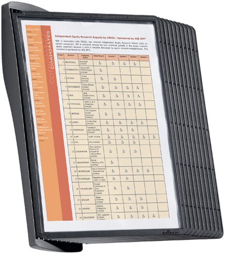 Wandstandaard Durable 5854 Sherpa Style 10tas zw 1 Stuk
