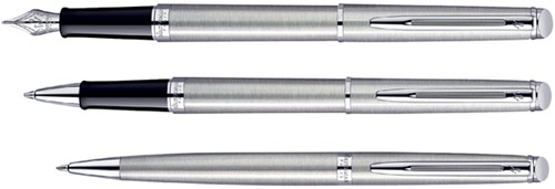 Balpen Waterman Hemisp CT M roestvrij staal 1 Stuk-2