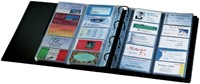 Visitekaartmap Sigel 400krt 90x58mm zwart 1 Stuk-2