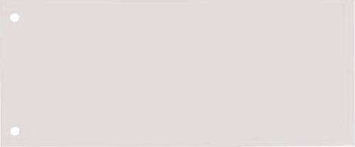 Scheidingsstrook Qbasic 225x120mm 50vel wit 50 Stuk