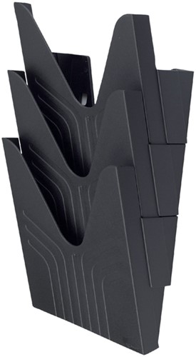 Folderhouder Avery nr144 wand fo hoog 3vaks zw 3st 3 Stuk
