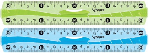 Liniaal Maped Flex met grip 20cm assorti 1 Stuk