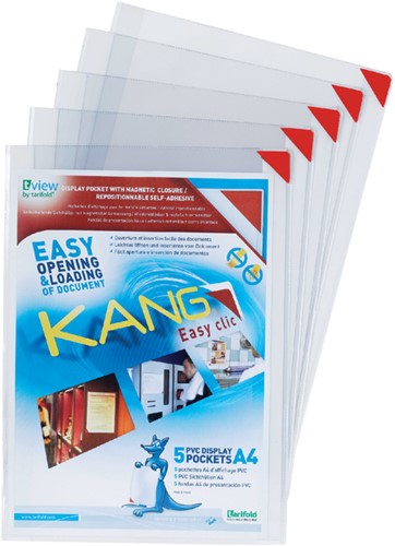 Presenteerhoes Djois Kang easy clic A4 zelfkl 5 Stuk