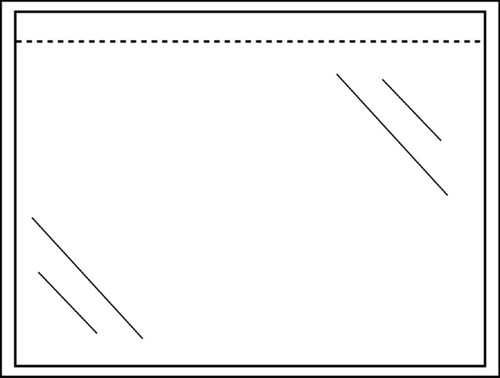 Paklijstenvelop Quantore 165x122mm onbedrukt 1000 Stuk