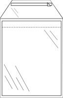 Envelop CleverPack akte A4 220x300 zk klep 50st tr 50 Stuk