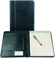 Schrijfmap Brepols Palermo A5 + schrijfblok zwart 1 Stuk