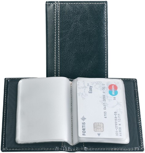 Creditkaart etui Palermo 40stuks zwart 1 Stuk