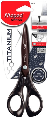 Schaar Maped Titanium 17cm zwart 1 Stuk