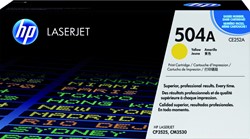 Tonercartridge HP CE252A 504A geel 1 Stuk