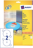 Etiket Avery L6043-25 CD wit 50stuks 25 Vel-2