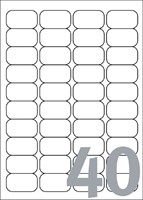 Etiket Avery J8654-25 45.7x25.4mm wit 1000stuks 25 Vel-2