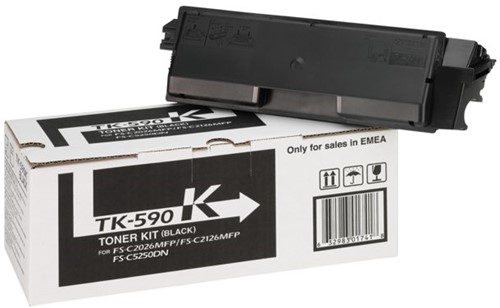 Toner Kyocera TK-590K zwart 1 Stuk