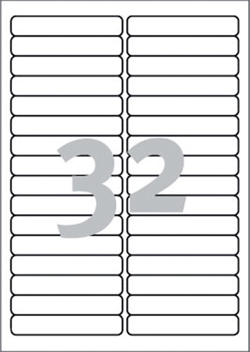 Etiket Avery L6031REV-25 96x16.9mm wit 800st 25 Vel-2