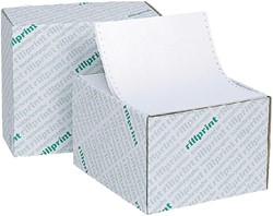 Computerpapier 240X12" blanco LP 2V 60/57gr 1000v 1000 Vel