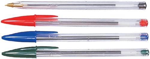 Balpen Bic Cristal tubo 50 M assorti 1 Stuk-2